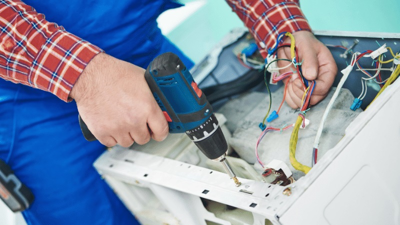 Bağcılar Termoteknik Termoteknik çamaşır makinesi kart tamiri – Su almama arızası orijinal parça ile giderildi. - Teknik servis örneği
